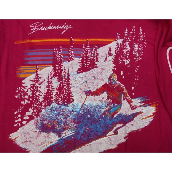 vintage 1983 Breckenridge long sleeve graphic tee - Picture 1 of 7